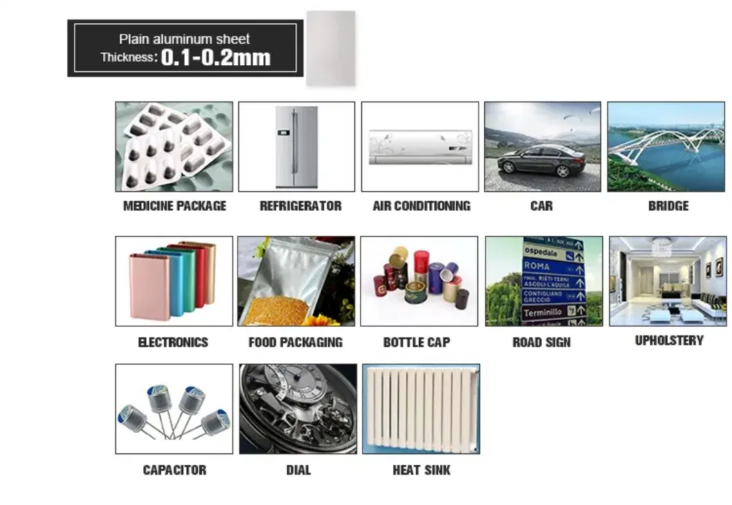 Food Grade 5-200 Microns 1060 1070 1235 3003 8011 8079 Aluminum Foil